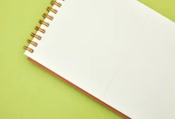 Gray Grid Spiral Notebook