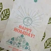 Green Vintage Holiday Envelope