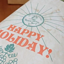 Green Vintage Holiday Envelope