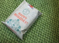 Green Vintage Holiday Envelope