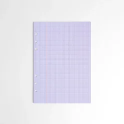 Grid Pattern 6 Ring A5 Note Refill