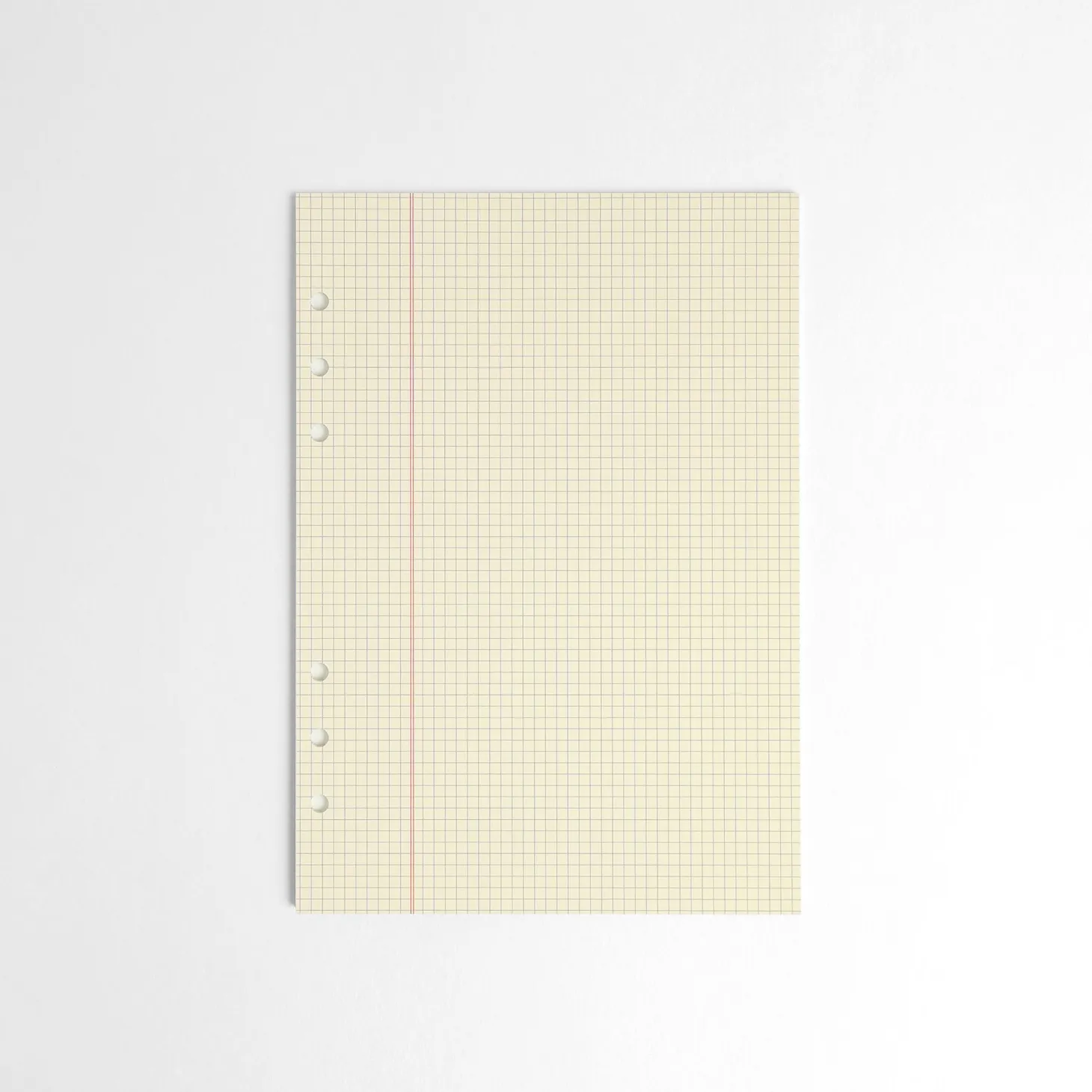 Grid Pattern 6 Ring A5 Note Refill