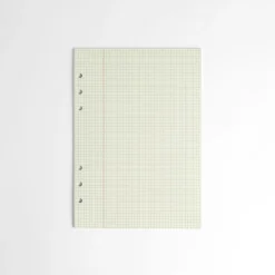 Grid Pattern 6 Ring A5 Note Refill
