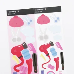 Hair Salon Slim Sticker