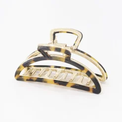 Half Moon Gold Claw Clip v26