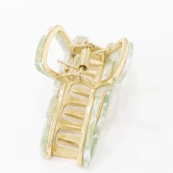 Half Moon Gold Claw Clip v27