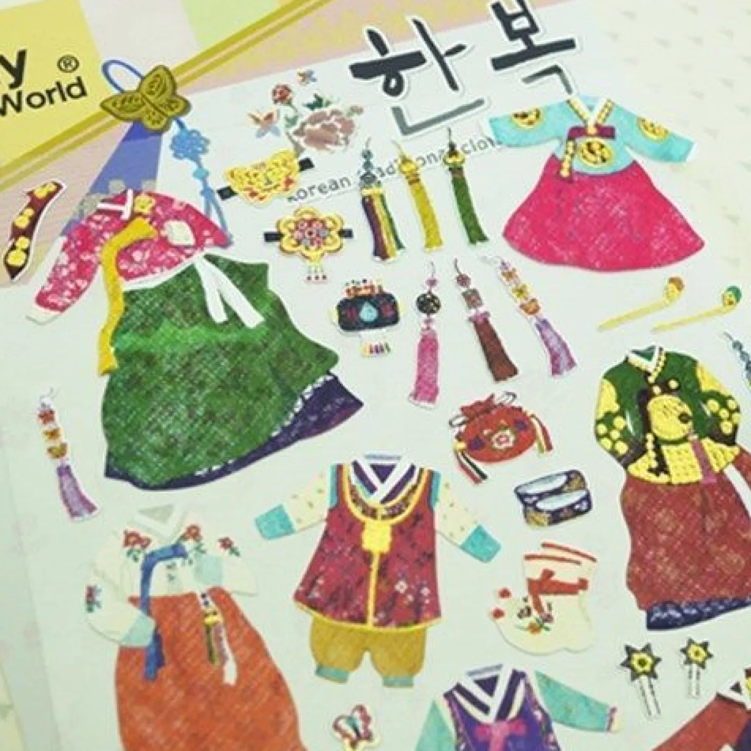 Hanbok Deco Sticker