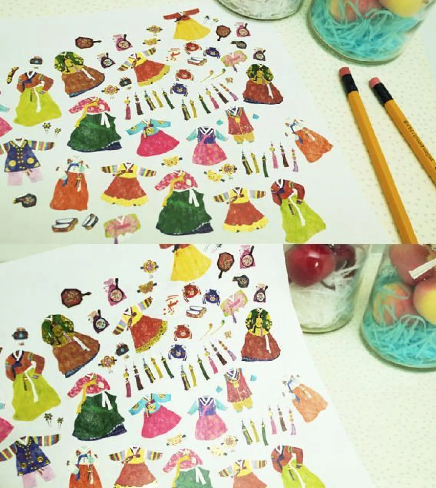 Hanbok Deco Sticker