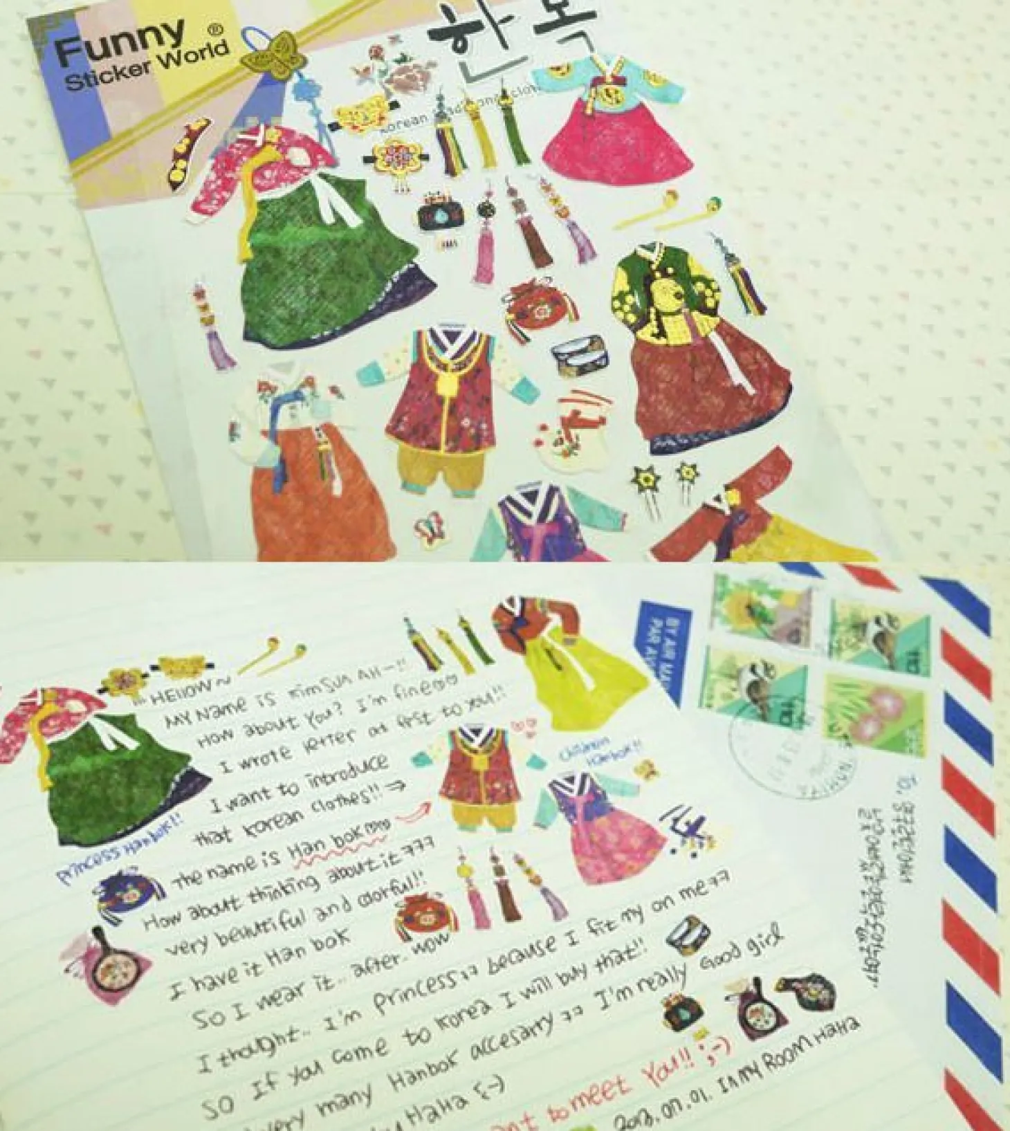 Hanbok Deco Sticker