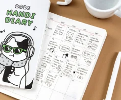 2026 Handi Cat Monthly Planner