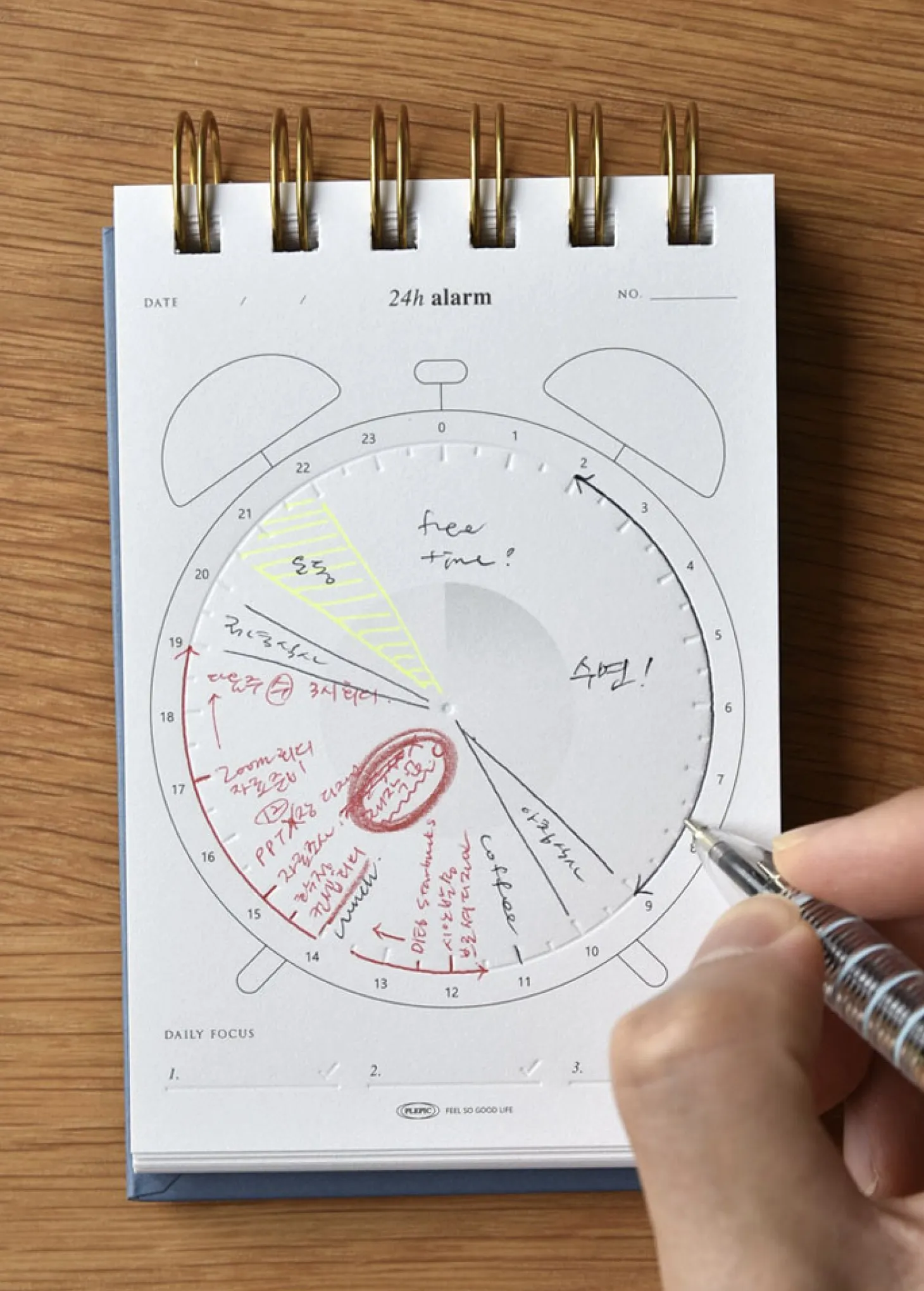 Handy Press Check Time Planner
