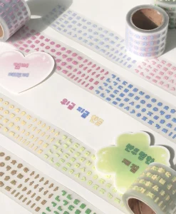 Hangul Alphabet Kiss Cut Sticker Tape