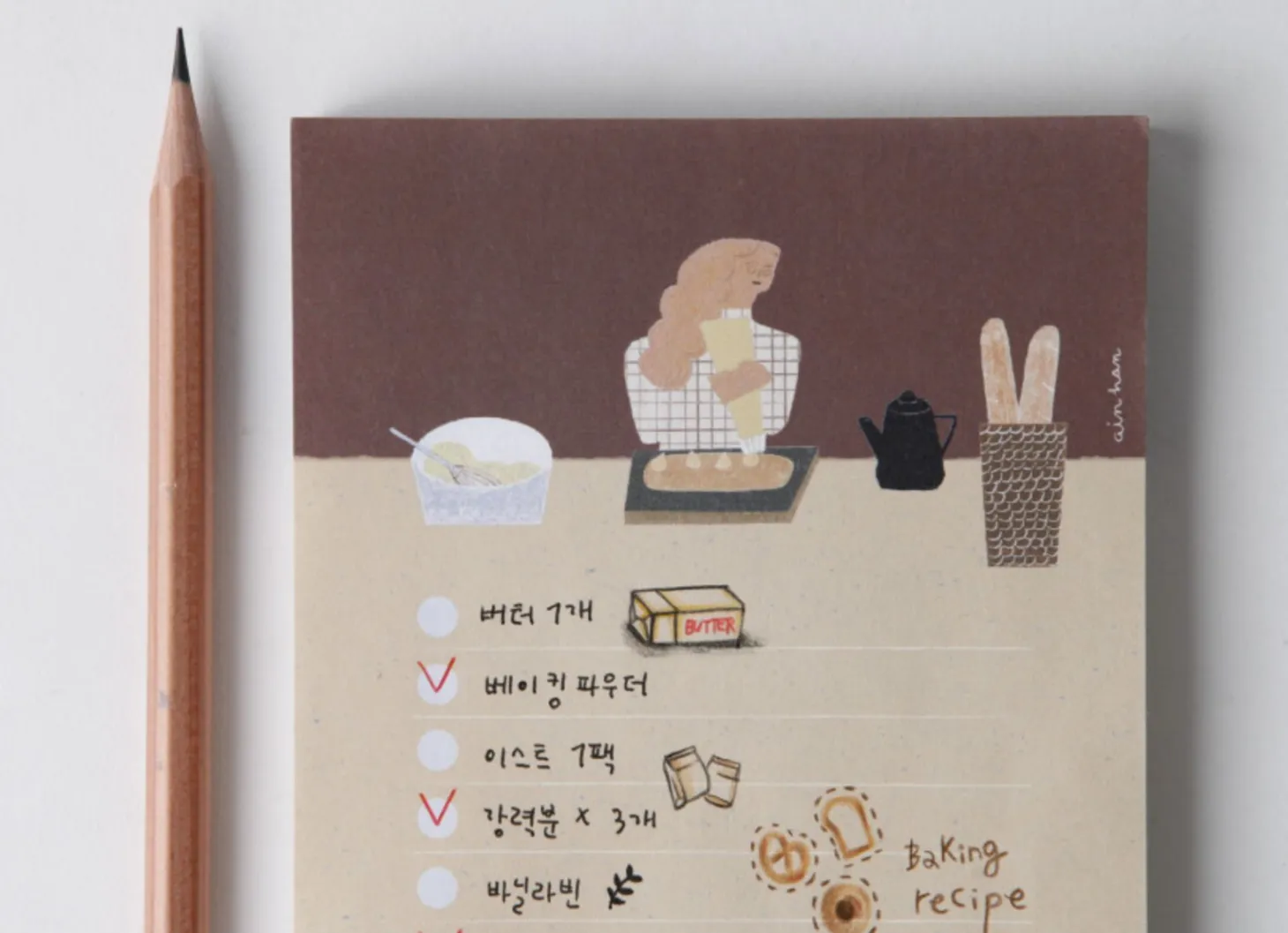Happy Hobby Checklist Memo Pad