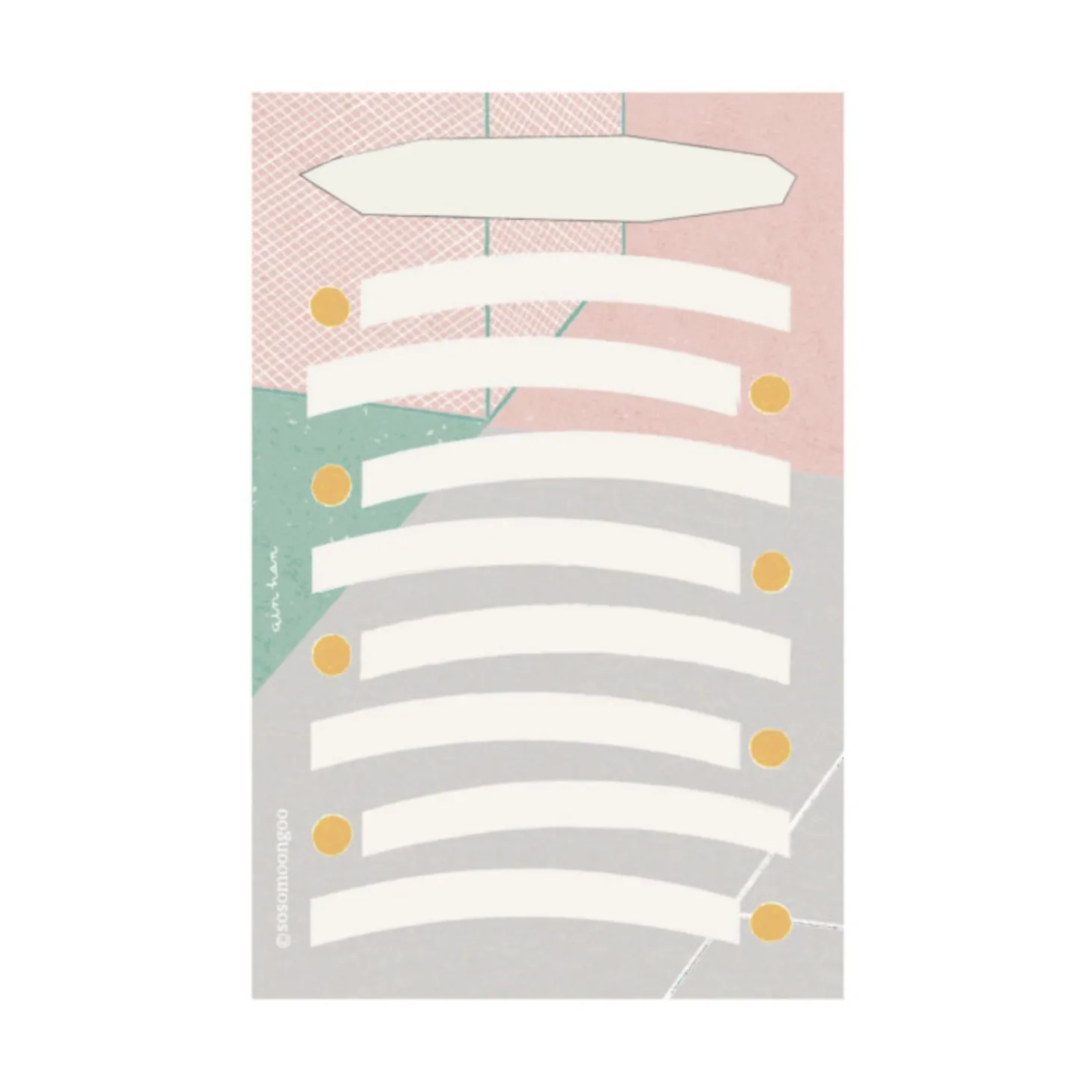 Happy Hobby Checklist Memo Pad