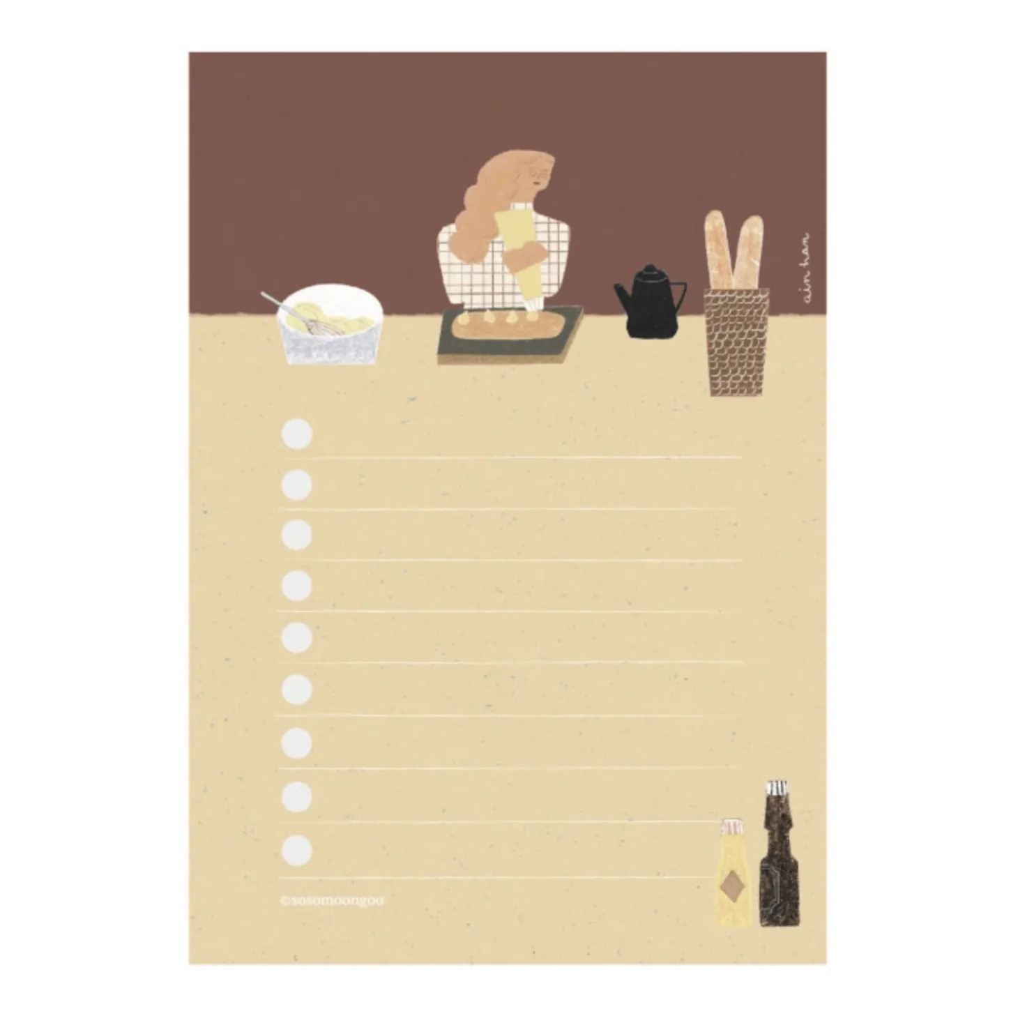 Happy Hobby Checklist Memo Pad