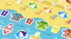 Hawaiian Summer Paper Sticker