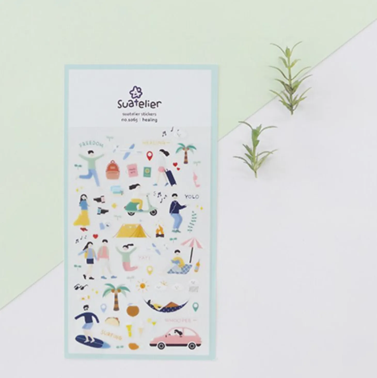 Healing Deco Sticker