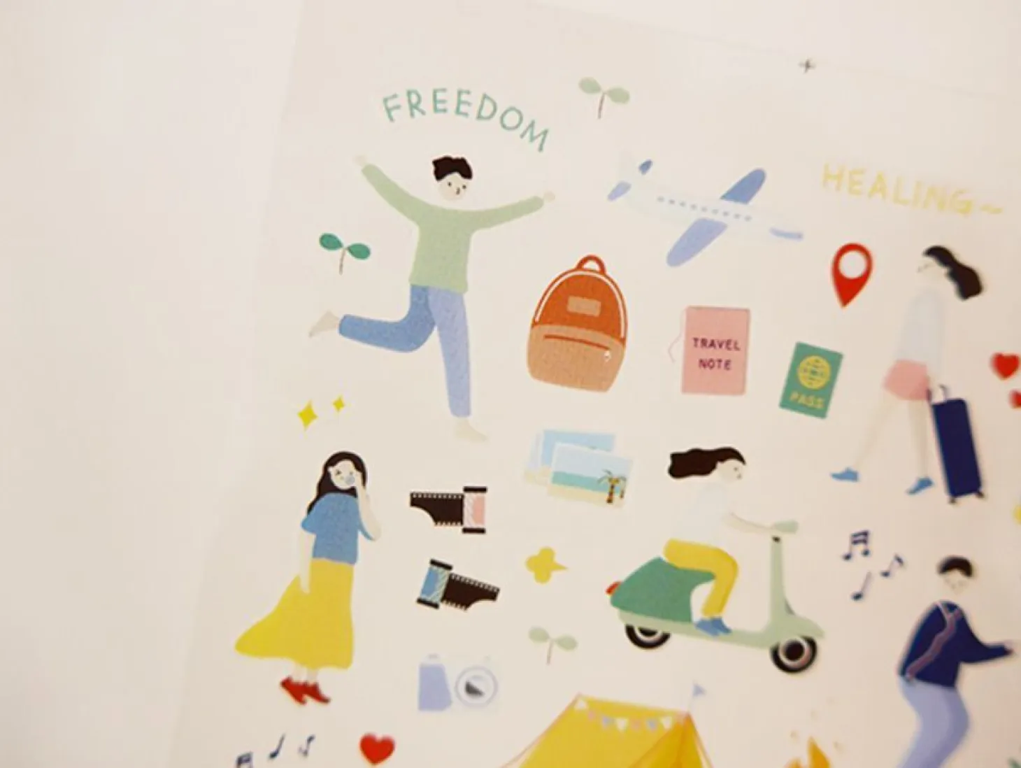 Healing Deco Sticker