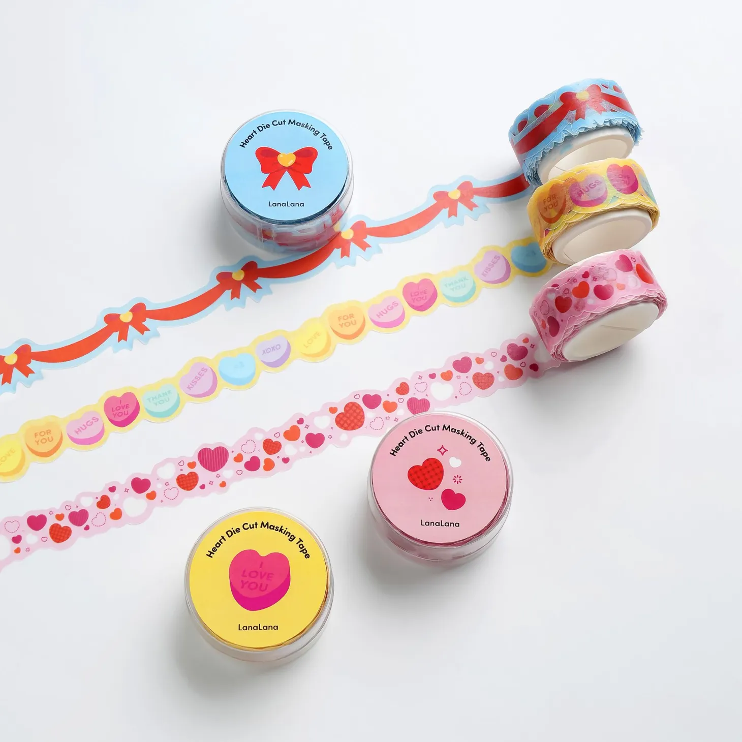 Heart Die Cut Masking Tape