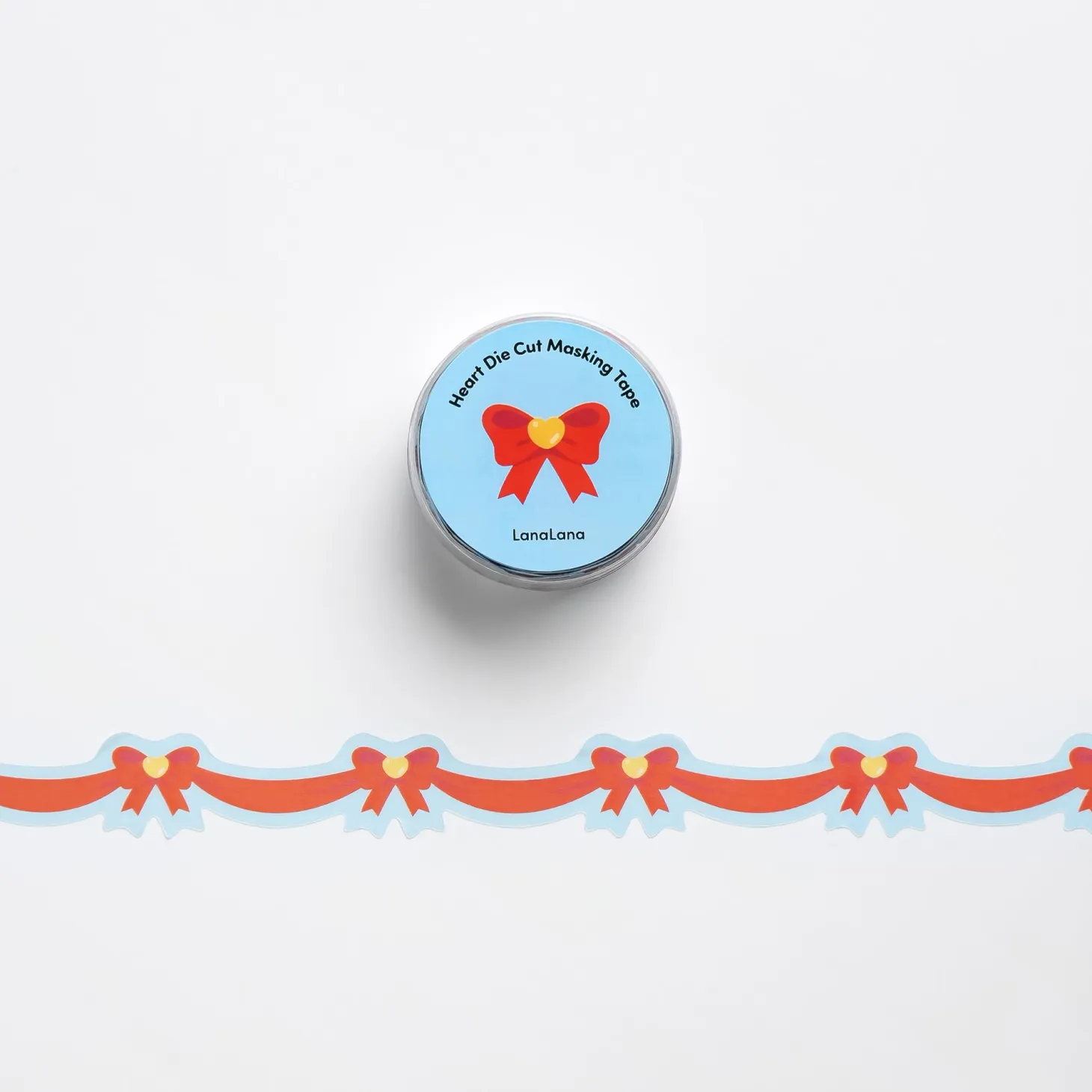 Heart Die Cut Masking Tape