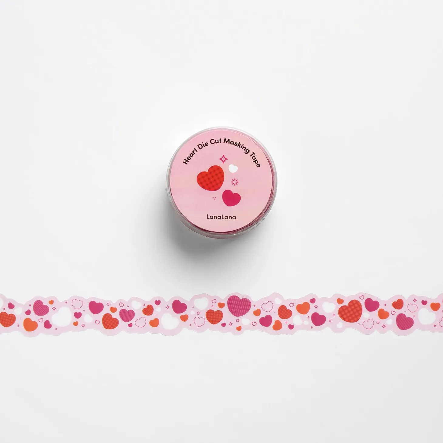 Heart Die Cut Masking Tape