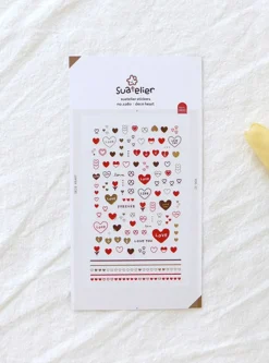 Heart Nail Deco Sticker