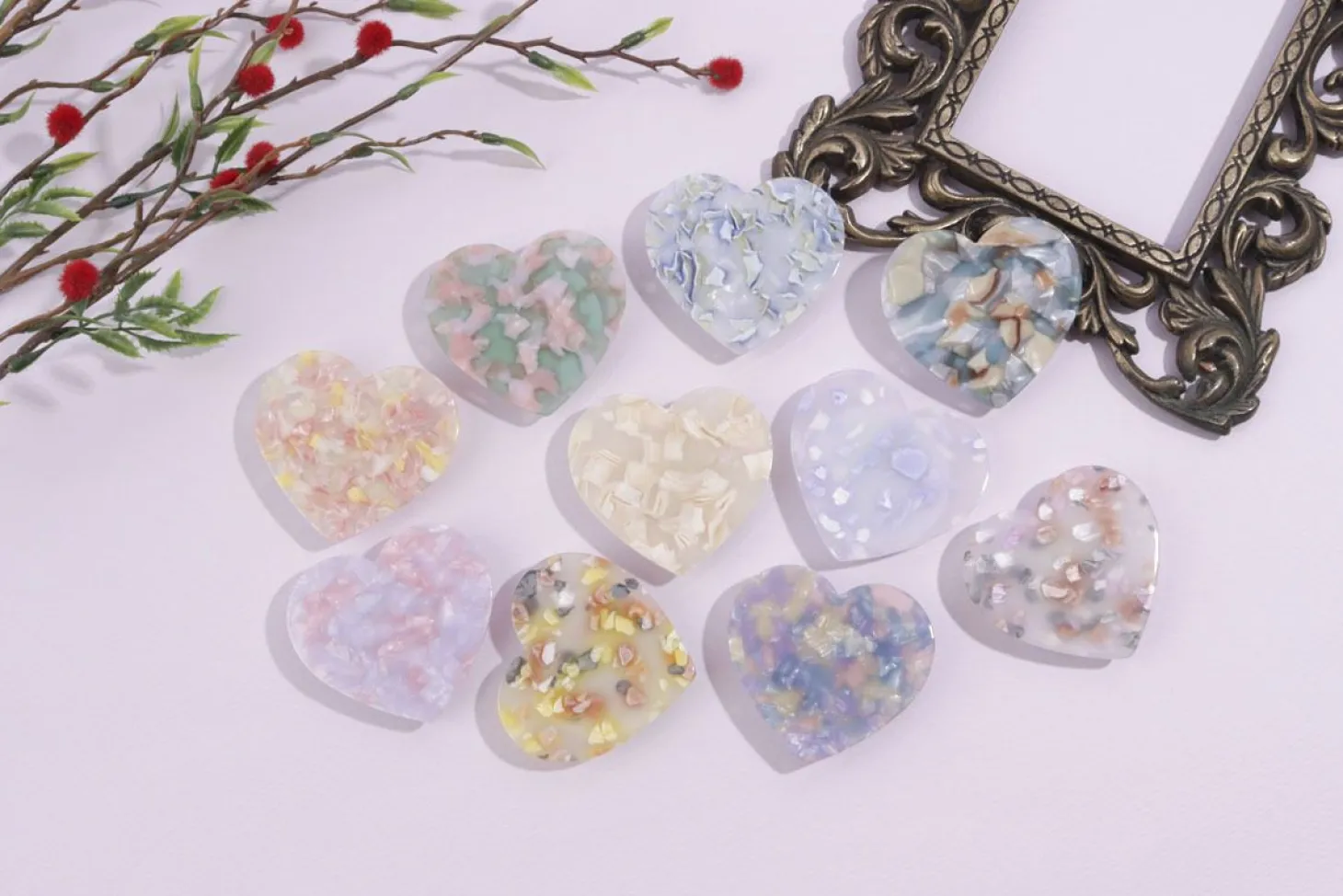 Heart Shape Pattern Phone Grip