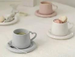 Heart Signal Mug & Saucer Set