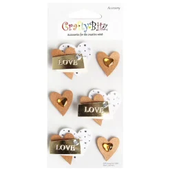 Heart & Star 3D Deco Sticker