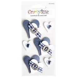Heart & Star 3D Deco Sticker