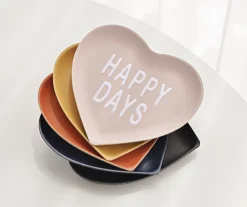 Heart Vegan Leather Tray