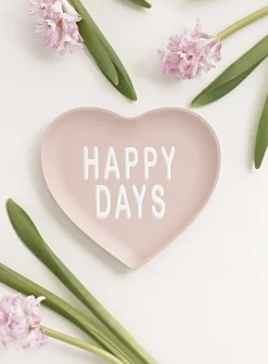 Heart Vegan Leather Tray