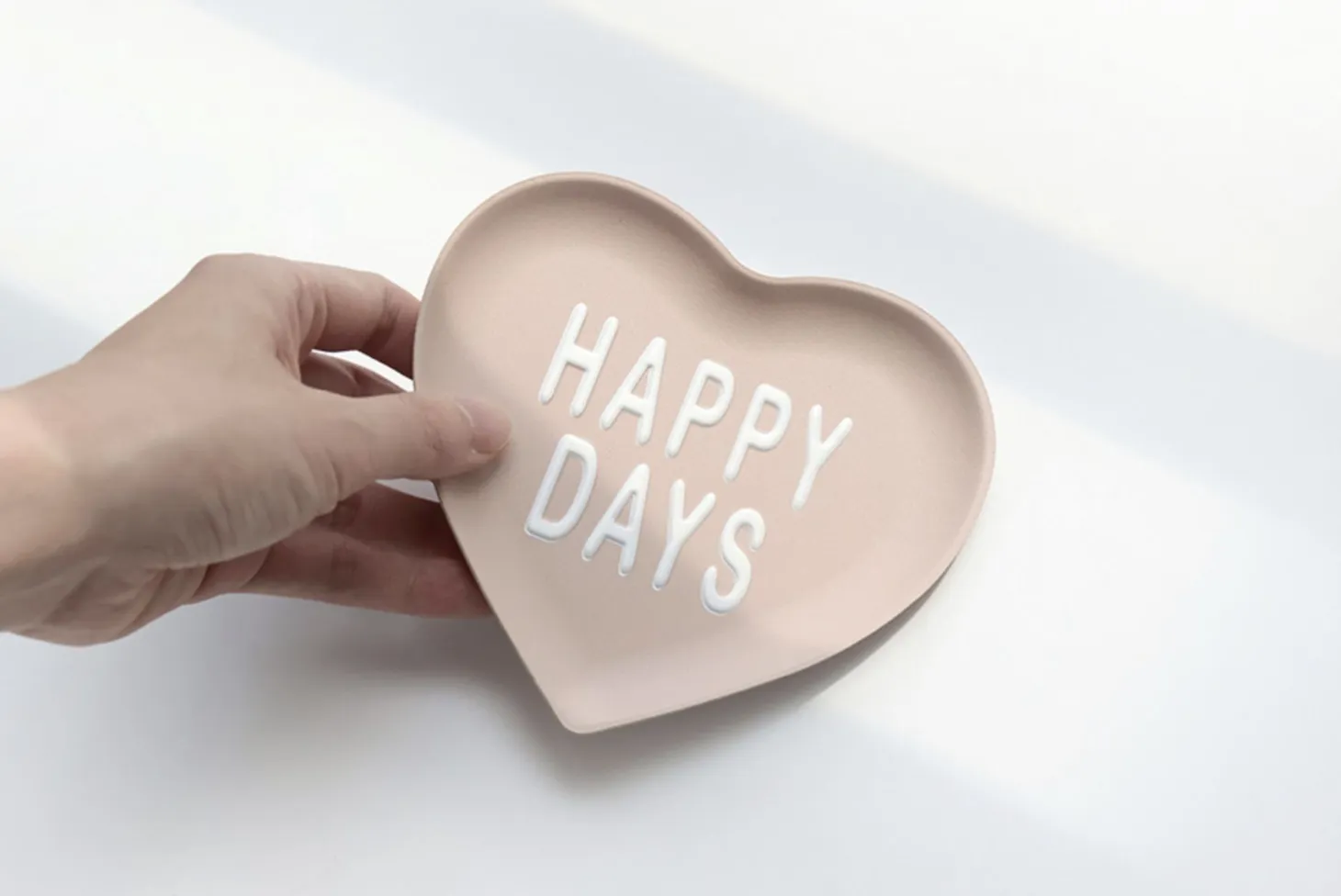 Heart Vegan Leather Tray
