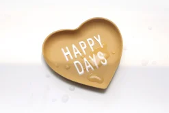 Heart Vegan Leather Tray