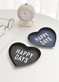 Heart Vegan Leather Tray
