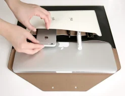 Hello 13in. Laptop Clutch