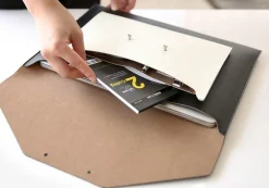 Hello 13in. Laptop Clutch