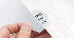 Hexagon Removable Index Sticker
