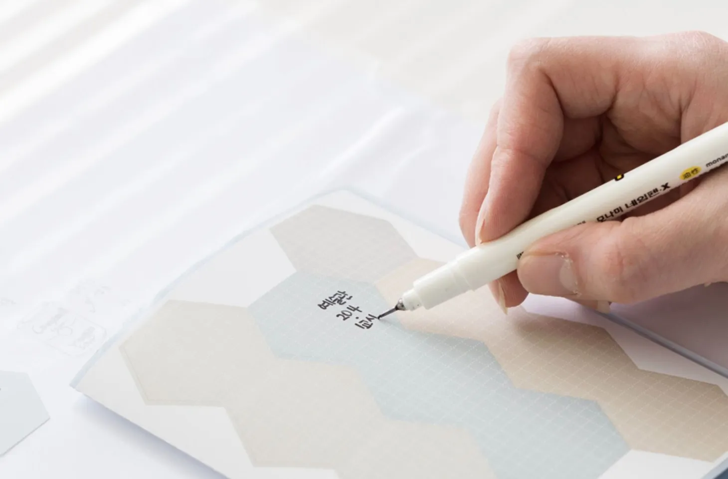 Hexagon Removable Index Sticker