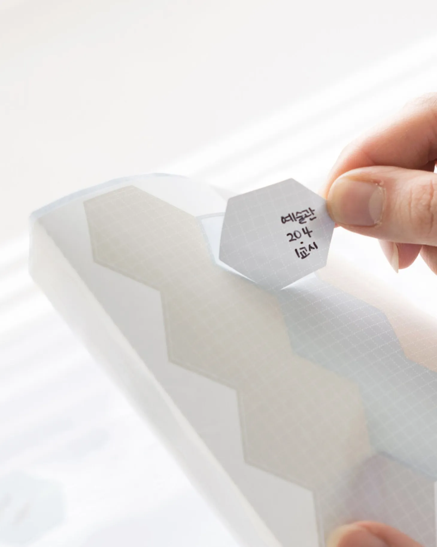 Hexagon Removable Index Sticker