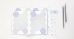 Hexagon Removable Index Sticker