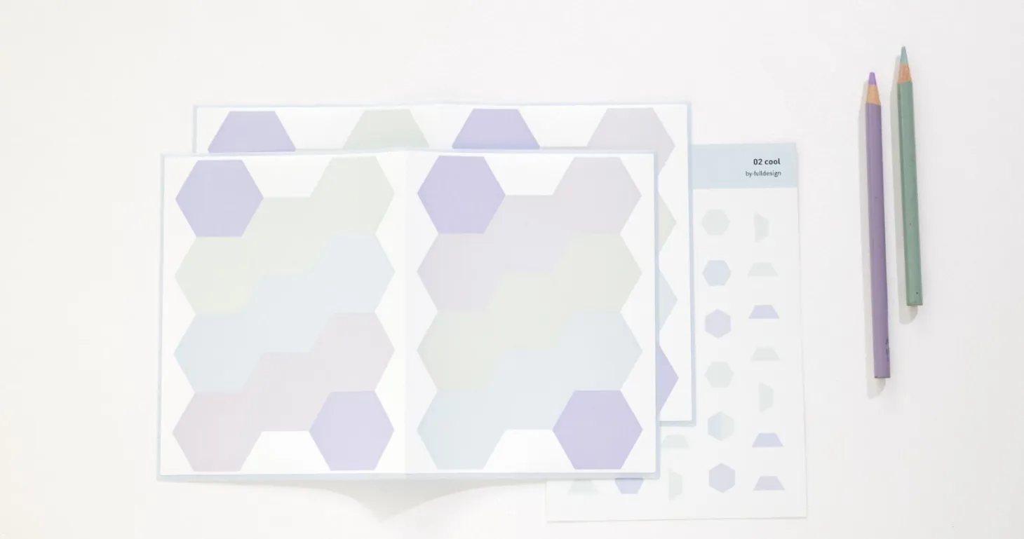 Hexagon Removable Index Sticker