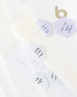 Hexagon Removable Index Sticker
