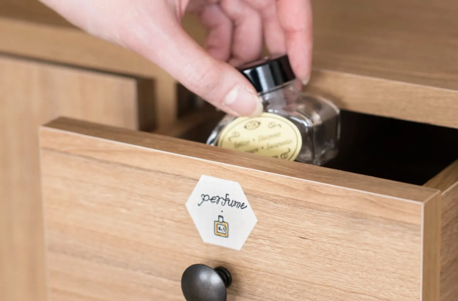 Hexagon Removable Index Sticker