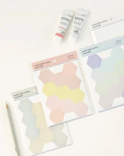 Hexagon Removable Index Sticker