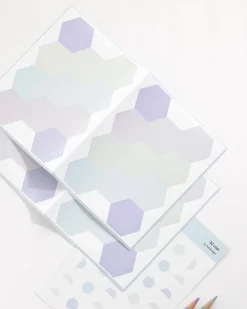 Hexagon Removable Index Sticker