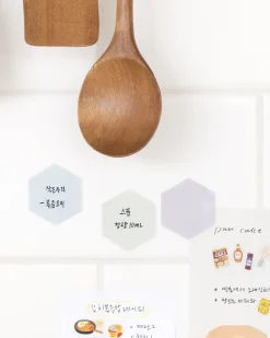 Hexagon Removable Index Sticker
