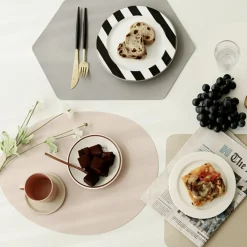 Hexagon Two Tone Color Placemat