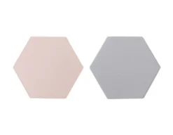 Hexagon Two Tone Tea Coaster