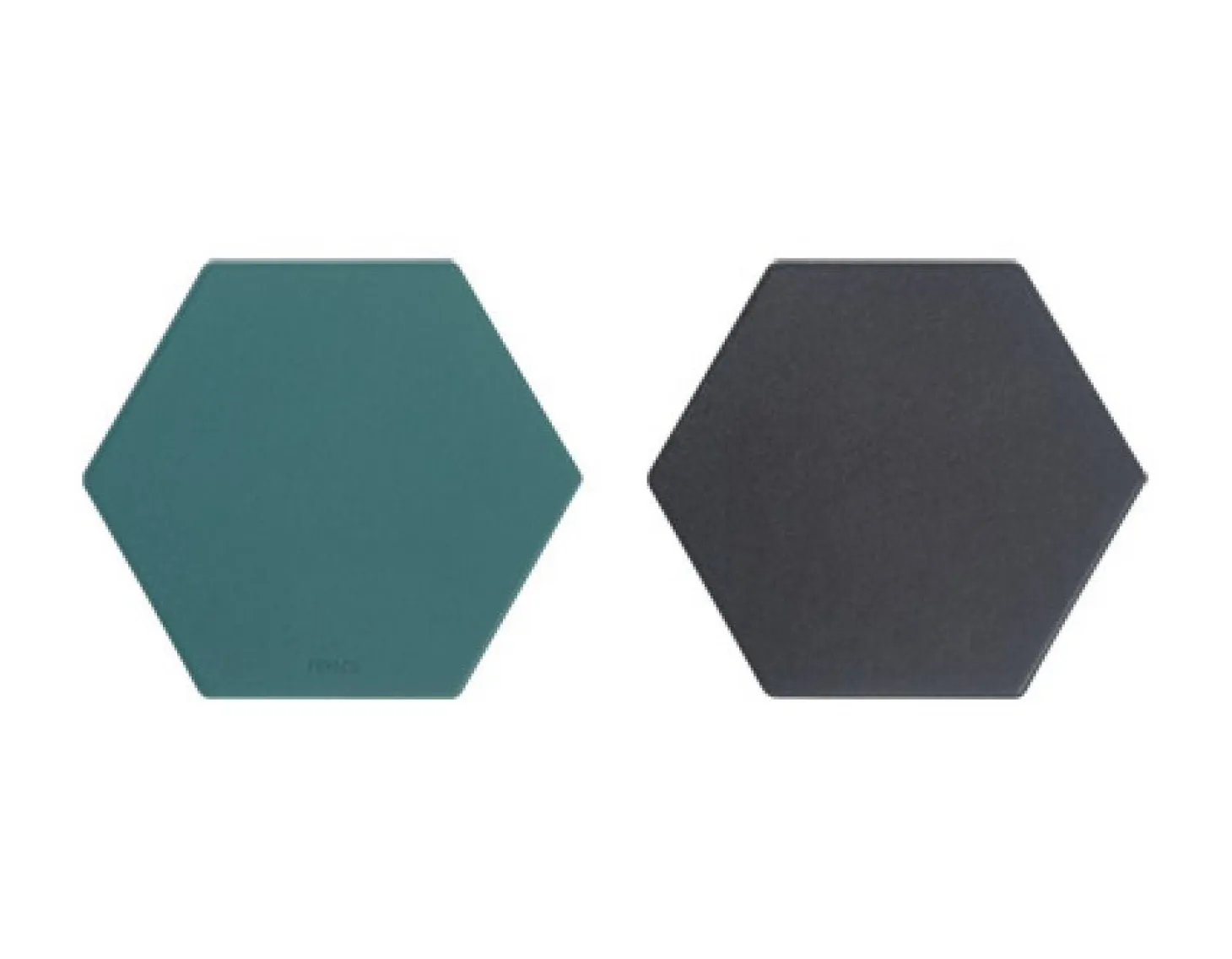 Hexagon Two Tone Tea Coaster